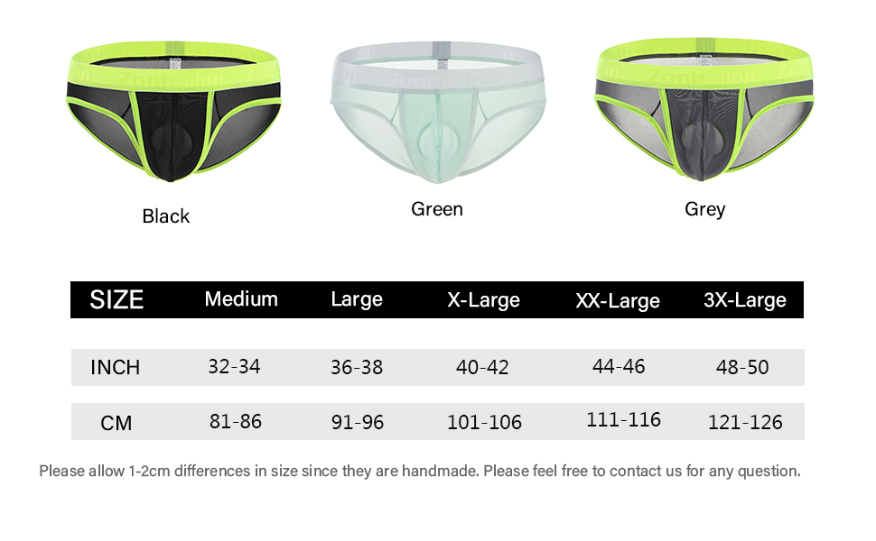 Mens Sexy See Through Briefs