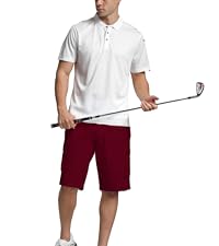 mens burgundy cargo shorts