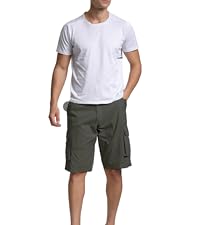 mens charcoal cargo shorts
