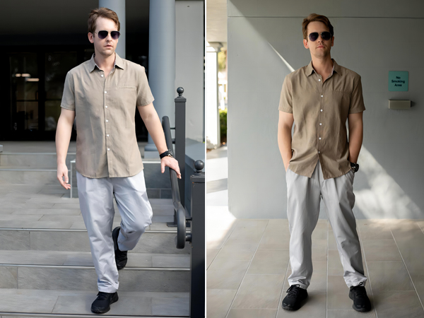 casual slacks