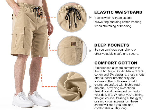 mens cargo shorts