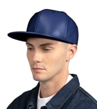 LEATHER SNAPBACK