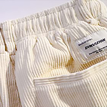 Solid Color Corduroy Pants