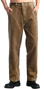 flat front corduroy pants for men
