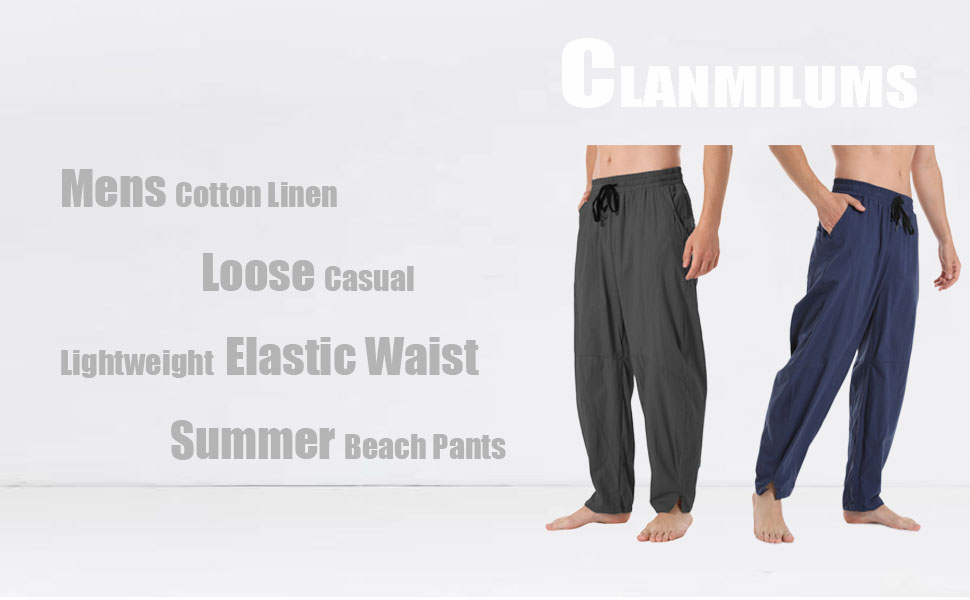 men linen pants