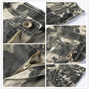 CAMO CARGO SHORTS FOR MEN