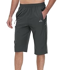 mens capri shorts