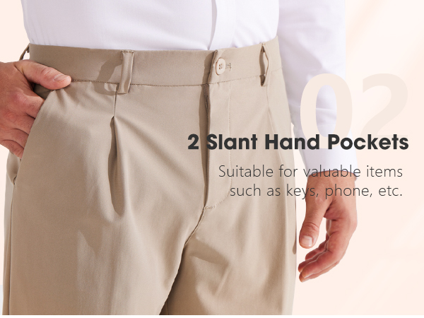 2 SLANT HAND POCKETS