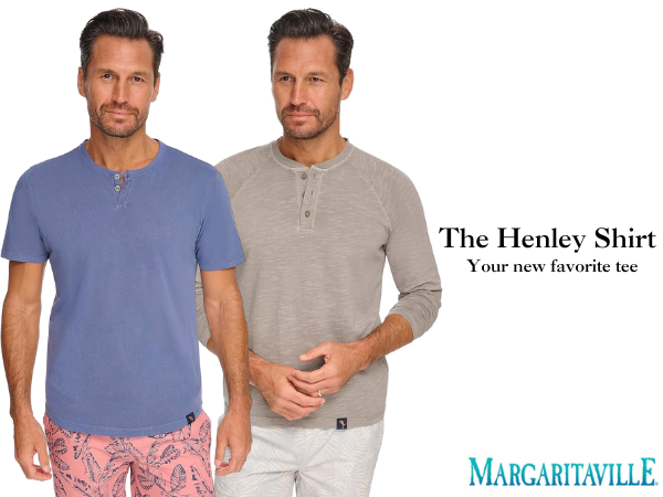 Margaritaville henley shirt