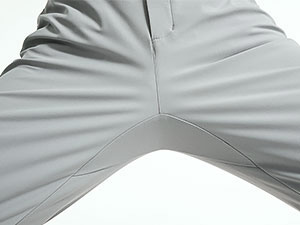 Men''s all in motion pant anti ball crush Premium Slim Fit Flat Front Flex Waist Casual Pant