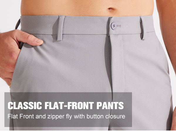 Classic Flat-front Pants