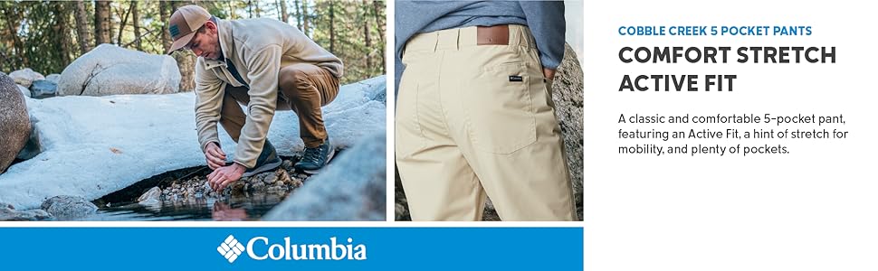 Columbia Men''s Cobble Creek 5 Pocket Pants