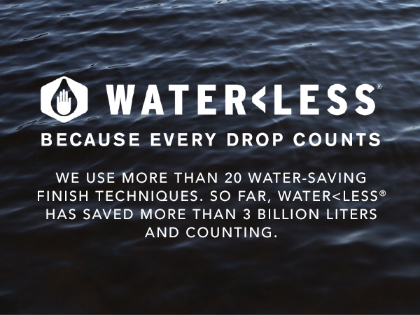 Water<Less feature banner: because every drop counts