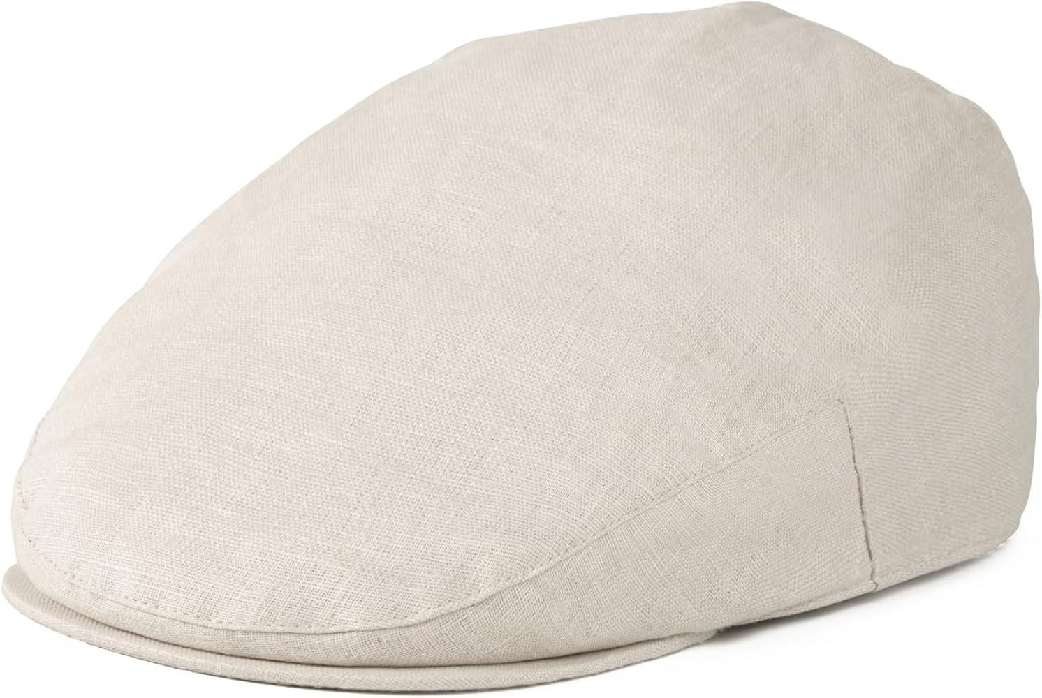 Men Linen Flat Ivy Breathable Summer Newsboy Hat