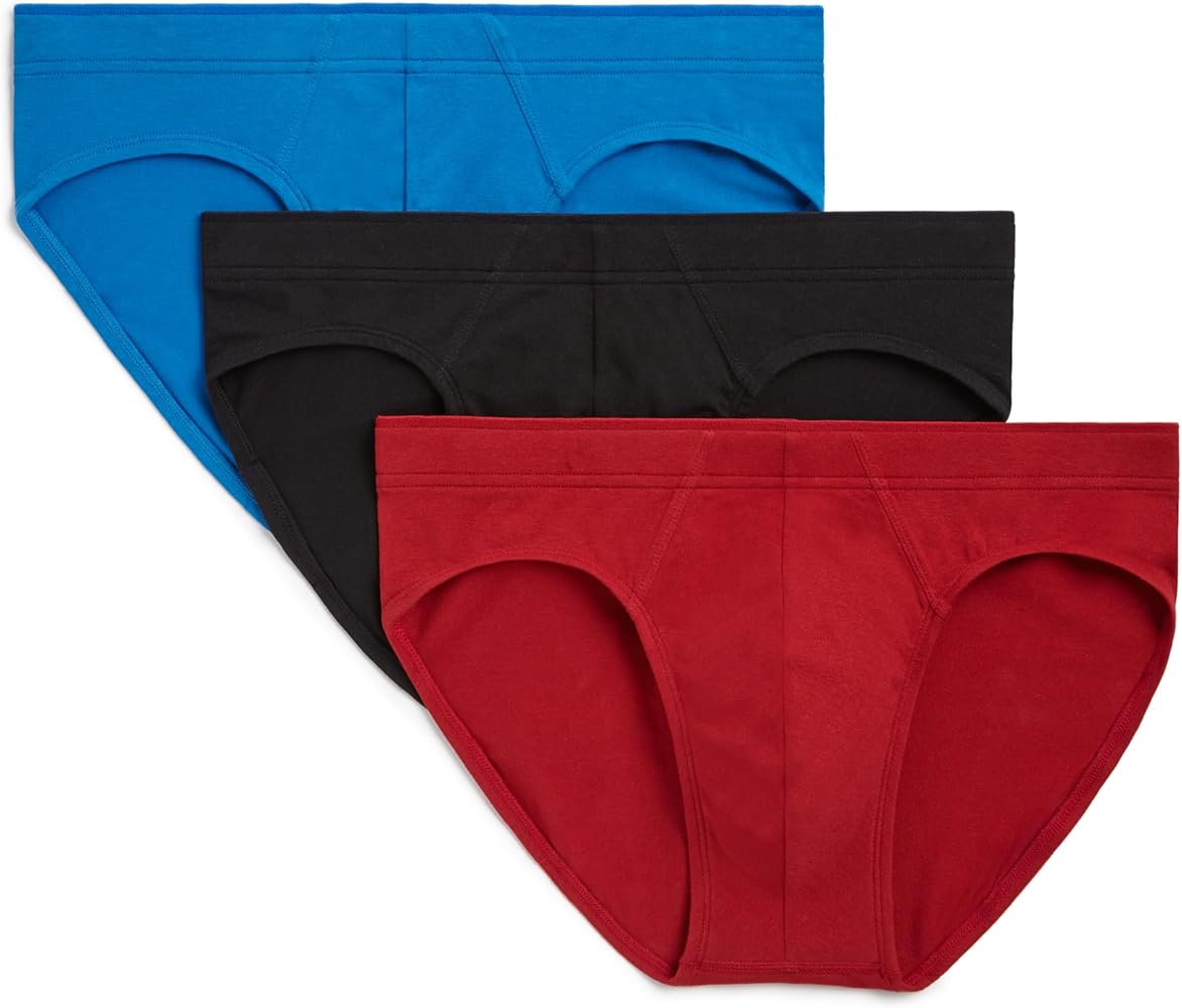 2(X)IST mens Cotton Stretch Sliq Brief 3-pack