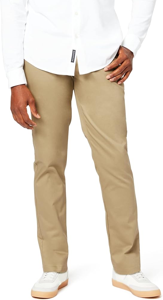 Dockers Men's Athletic Fit Signature Khaki Lux Cotton Stretch Pants