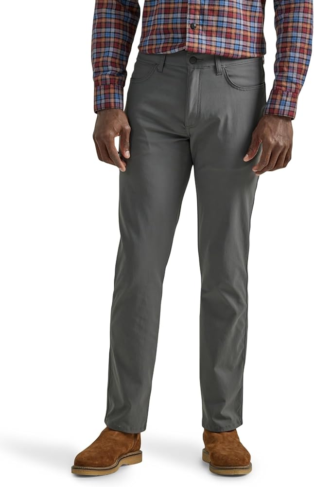 Lee Men's Extreme Motion 5-Pocket Synthetic Straight Pant