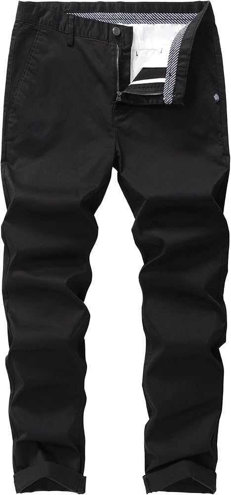 Men's Slim-Fit Stretch Cotton Fashion Casual Chino Pants
