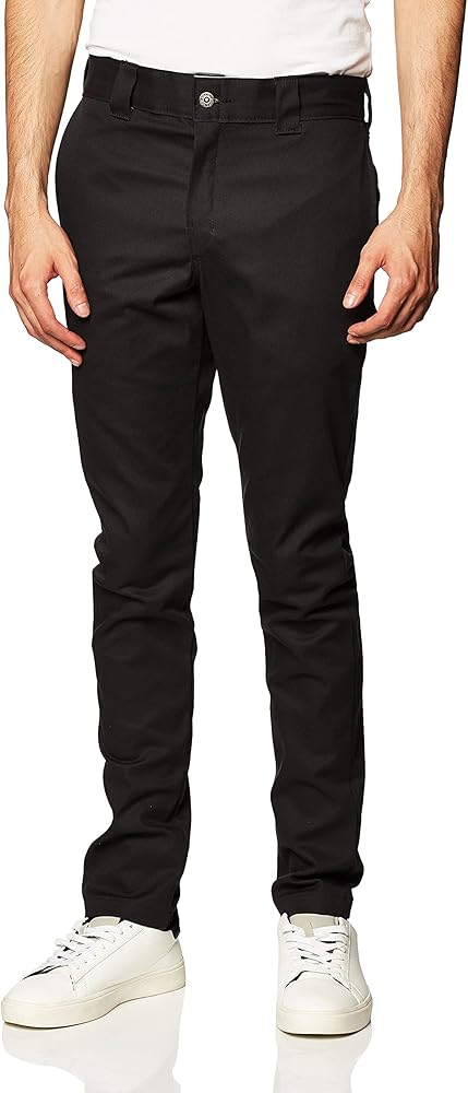 Dickies Men's Slim Skinny Fit Twill Work Pant