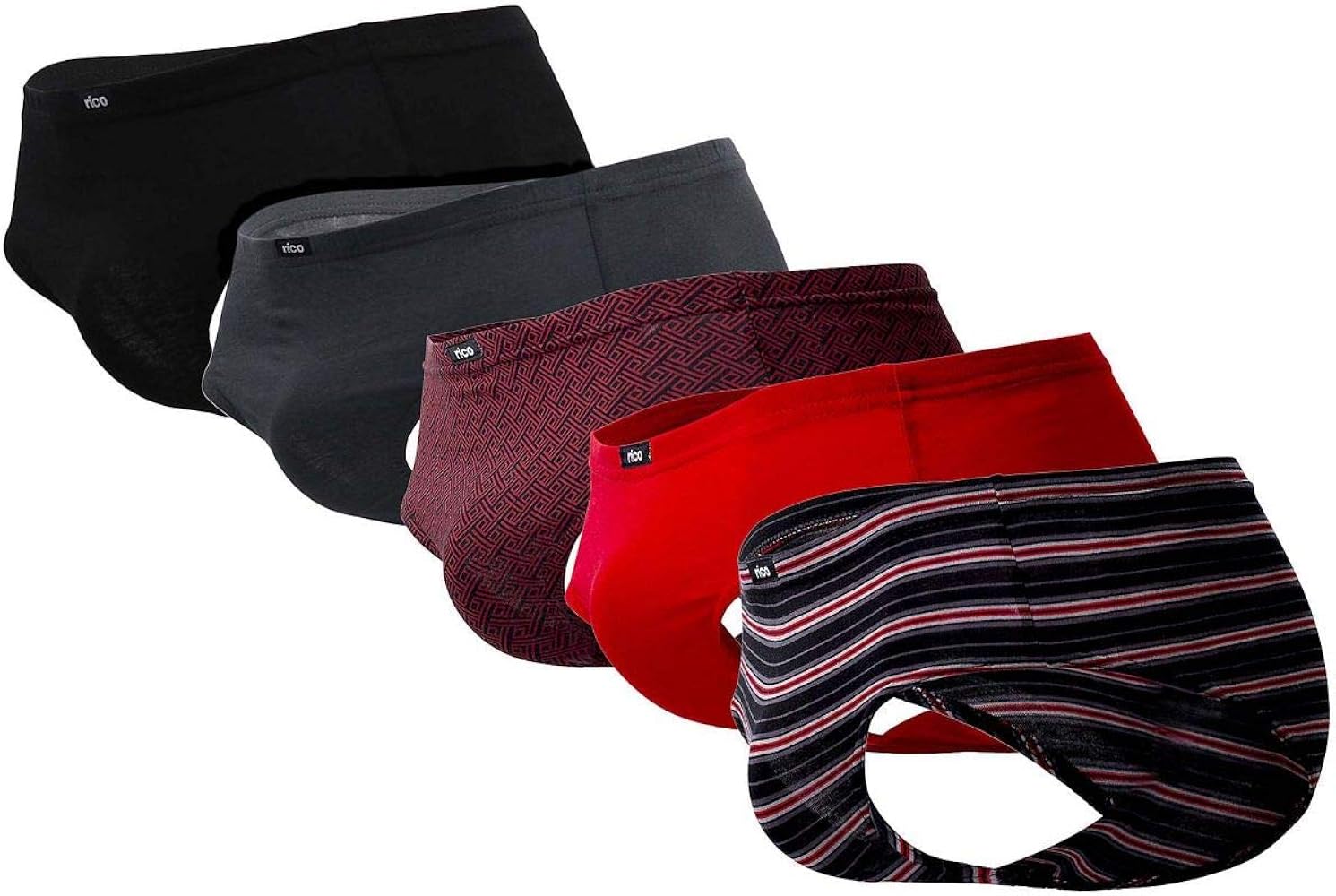 Men's Low Rise Cotton Briefs 5-Pack