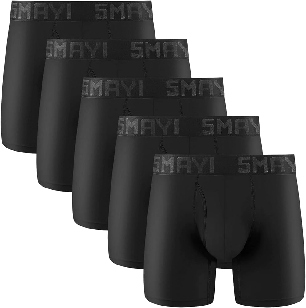 5Mayi Mens Athletic Underwear Mens Boxer Briefs Underwear for Men Pack S M L XL XXL