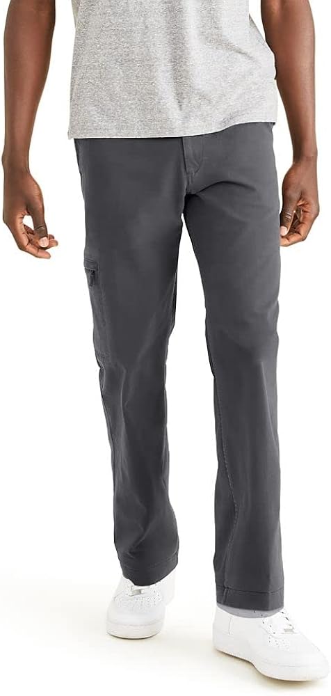 Dockers Men's Go-to Cargo Straight Fit Smart 360 Flex Pants (Standard and Big & Tall)