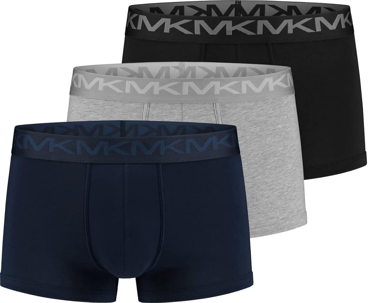 Michael Kors Stretch Factor Boxer Trunk 3-Pack Navy SM (US Men's 28-30)