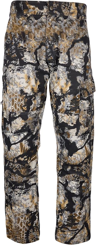 Kryptek Men’s Stalker Pant, Stealthy Camo Hunting Pant with Reinforced Knees, and Seat