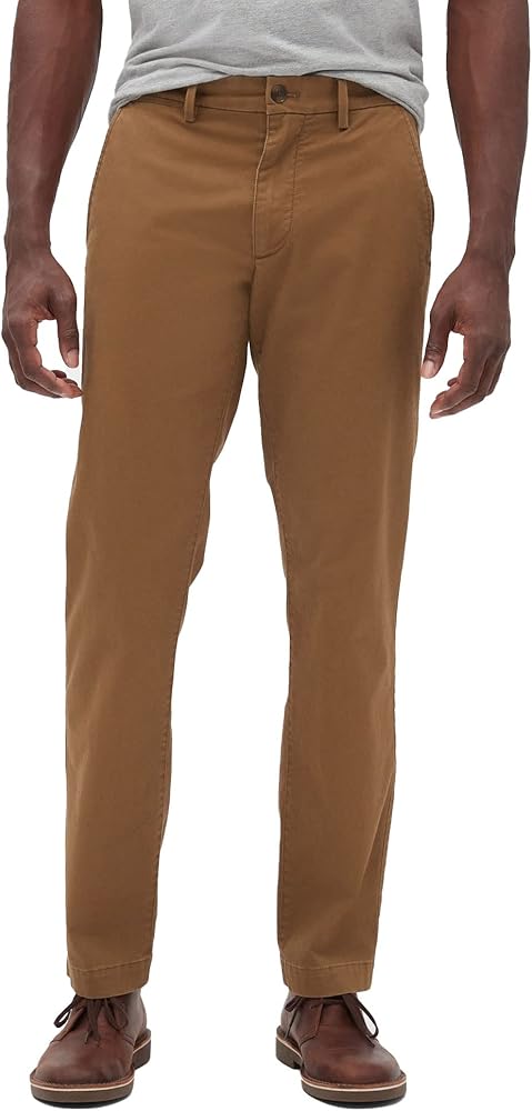 GAP Men's Essential Straight Fit Khaki Chino Pants