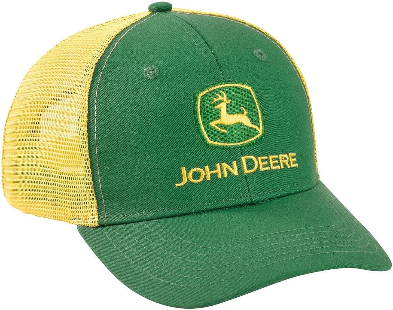 John Deere Men's Green/Yellow Mesh Cap/Hat - LP69229